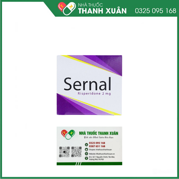 Thuốc Sernal 2mg điều trị bệnh loạn tâm thần cấp và mạn